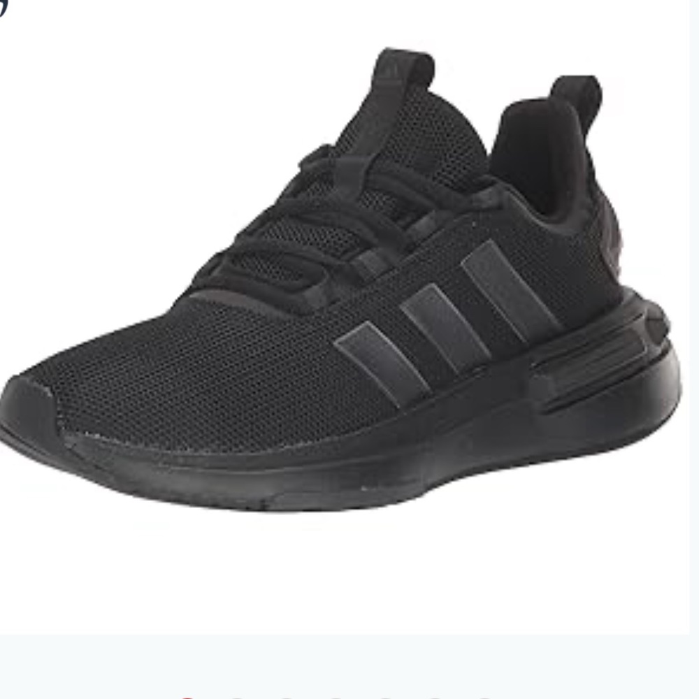 adidas Racer TR23 Black Carbon Athletic Shoes- Women's Size 5.5